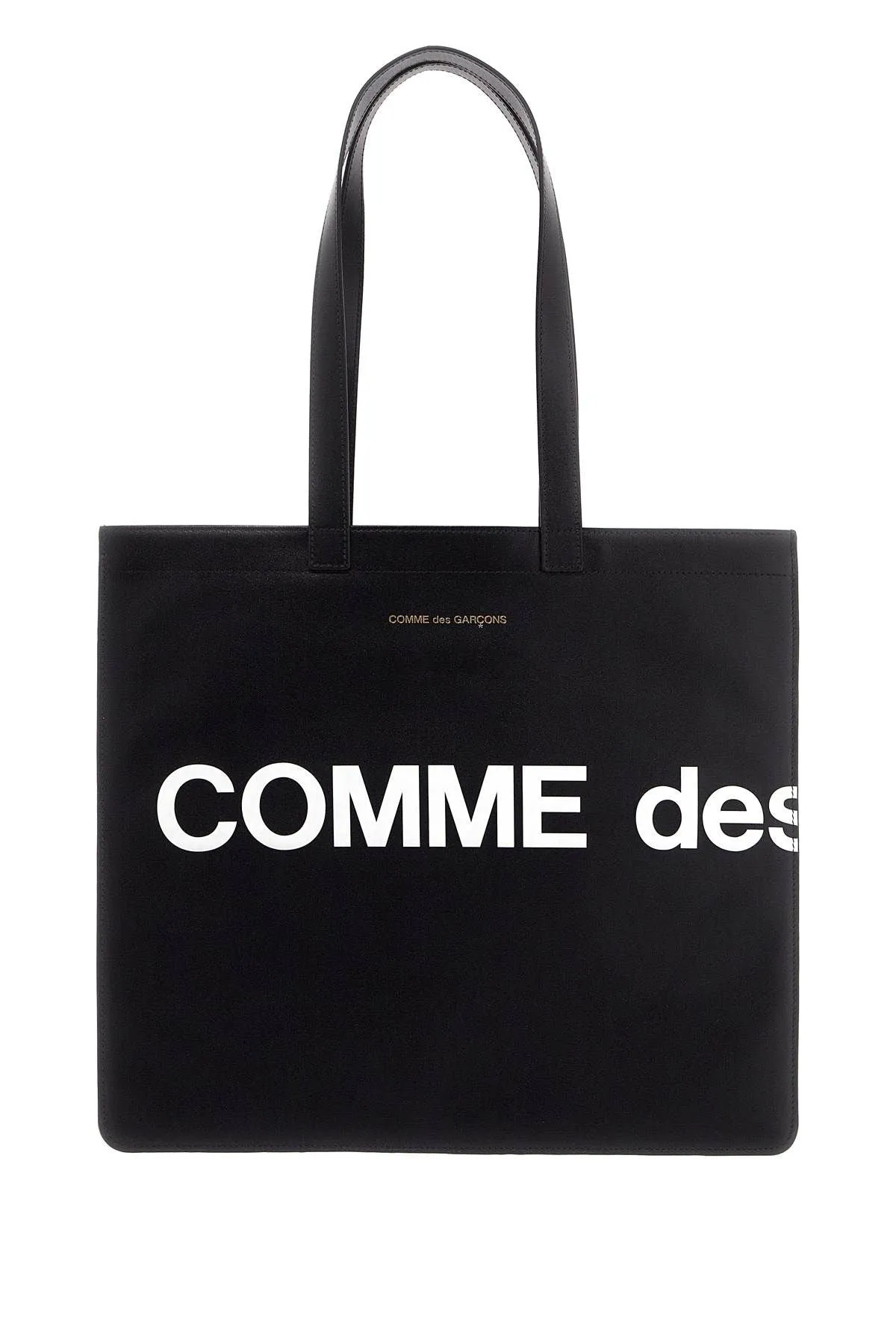 Comme Des Garcons Wallet    Comme Des Garcons Wallet Logo Leather Tote Bag