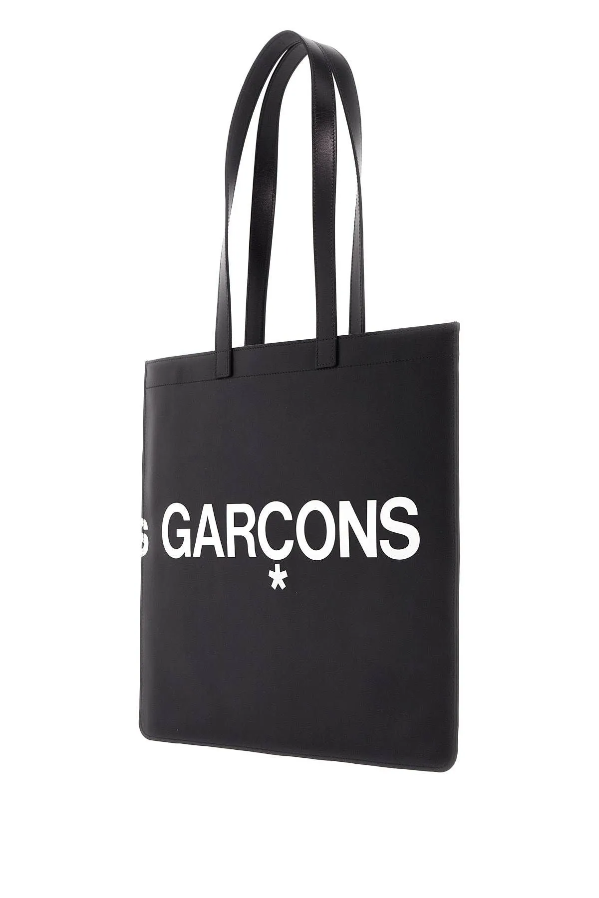 Comme Des Garcons Wallet    Comme Des Garcons Wallet Logo Leather Tote Bag