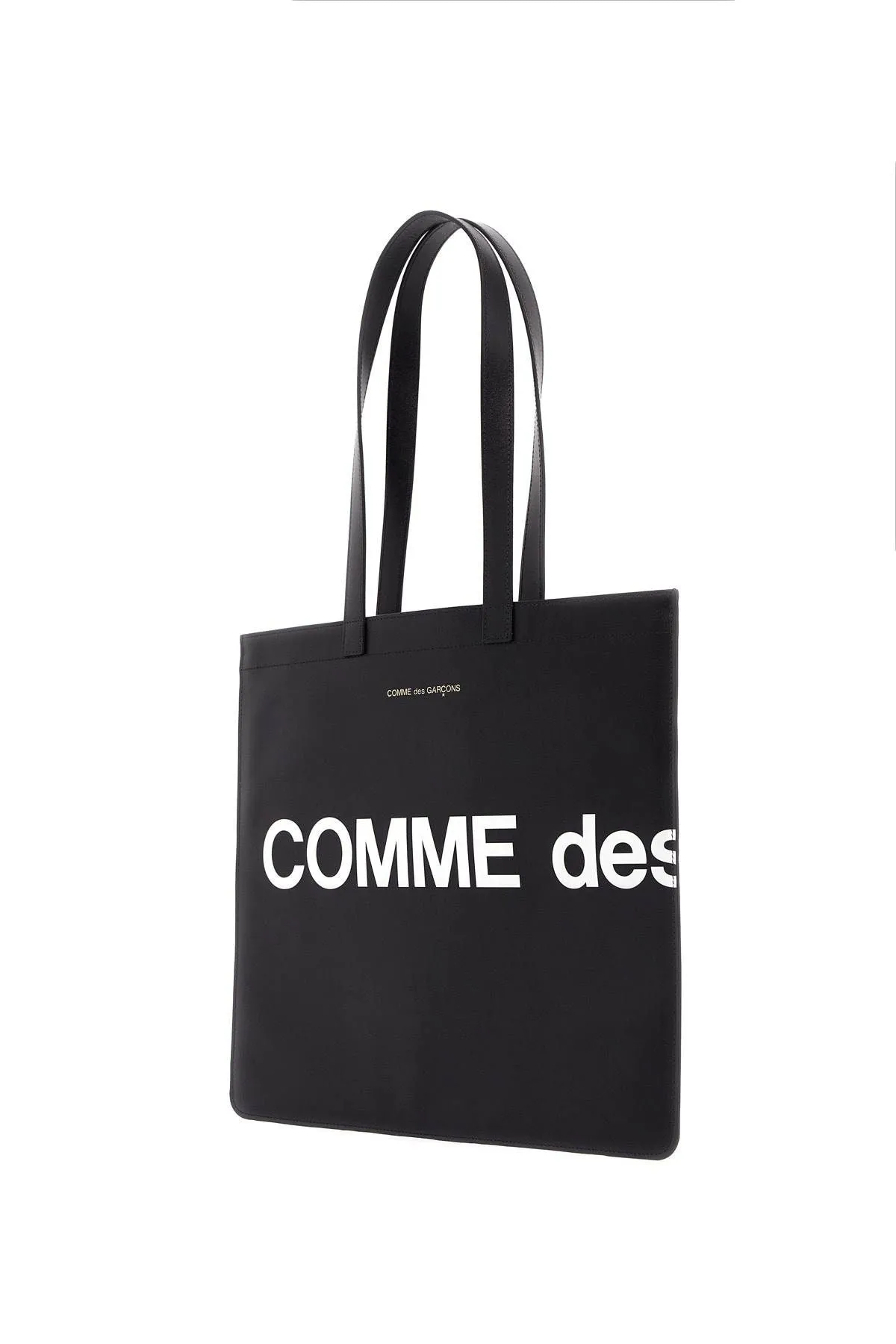 Comme Des Garcons Wallet    Comme Des Garcons Wallet Logo Leather Tote Bag