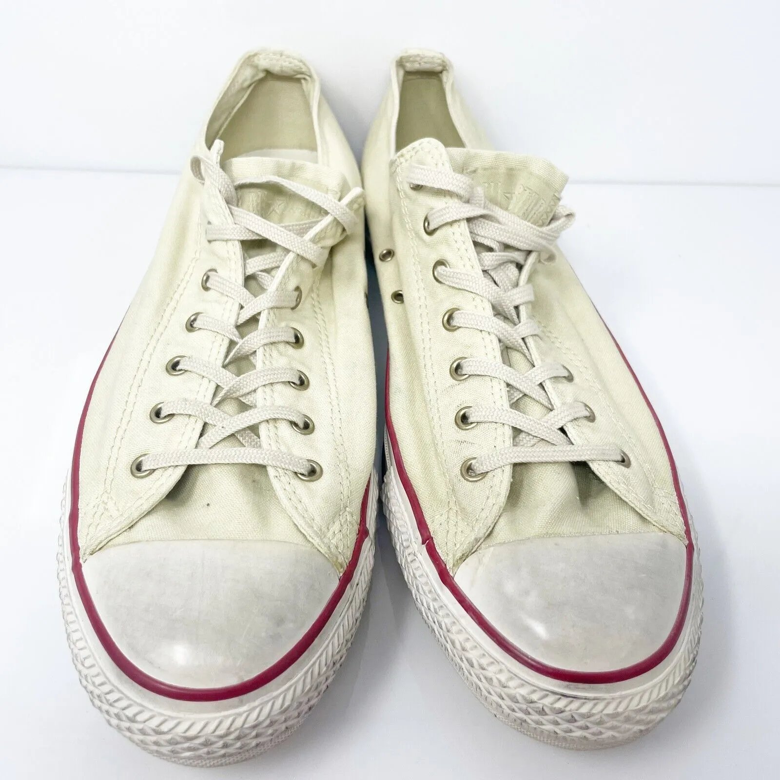 Converse Unisex CT All Star OX 136716C Beige Casual Shoes Sneakers Sz M 11 W 13