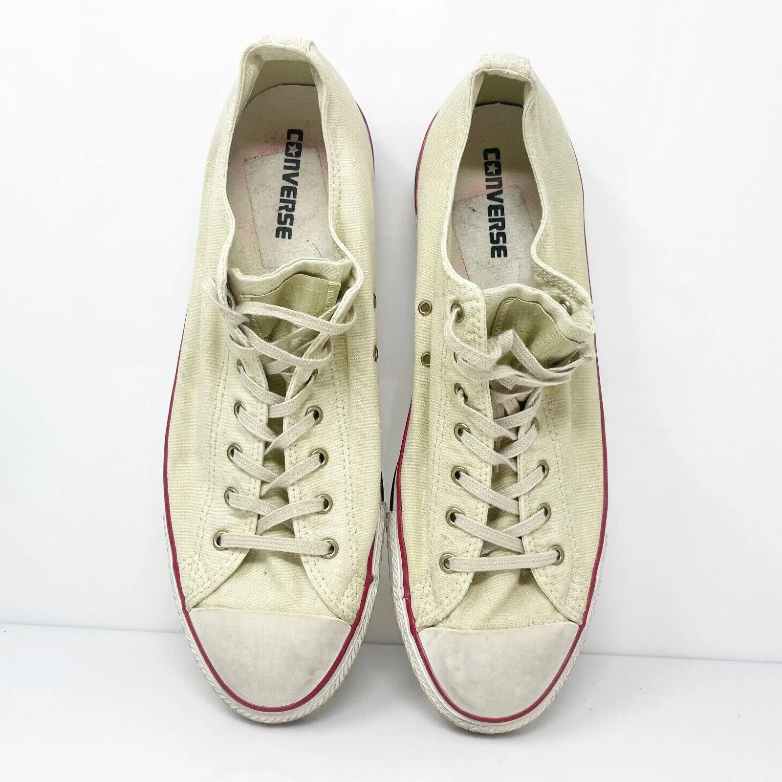 Converse Unisex CT All Star OX 136716C Beige Casual Shoes Sneakers Sz M 11 W 13