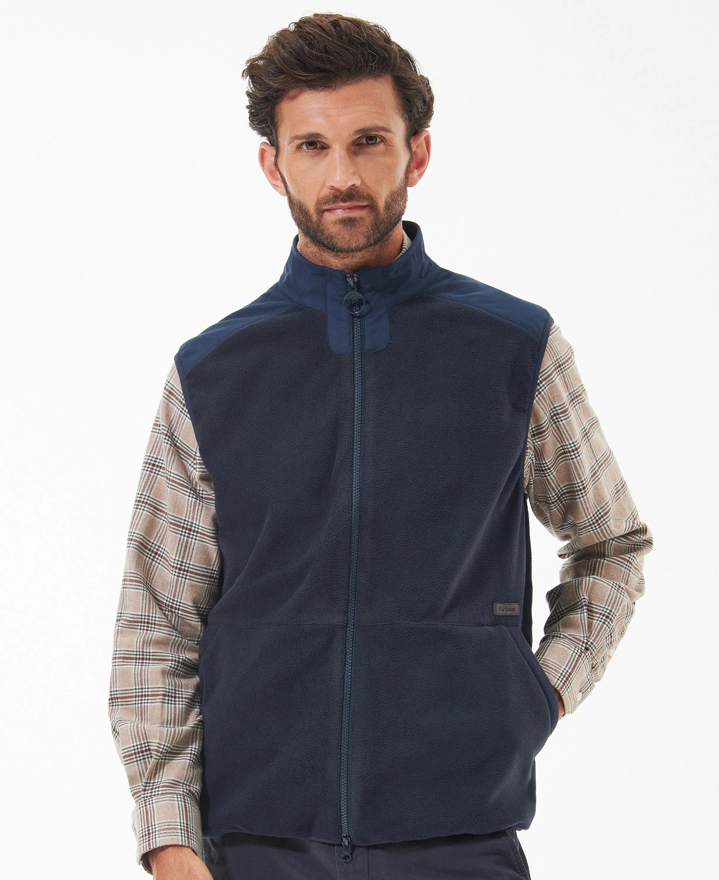 Country Fleece Gilet Navy