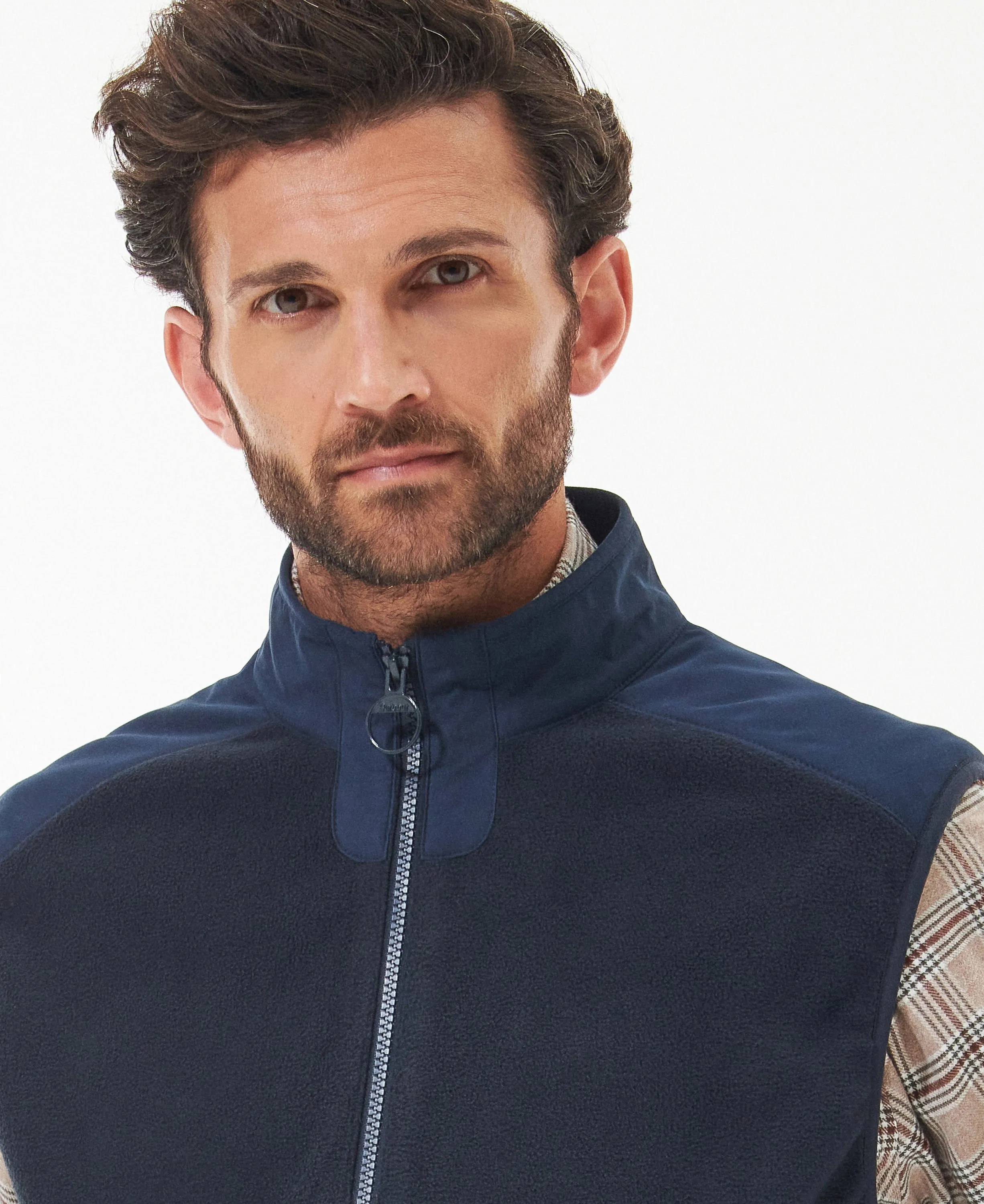 Country Fleece Gilet Navy