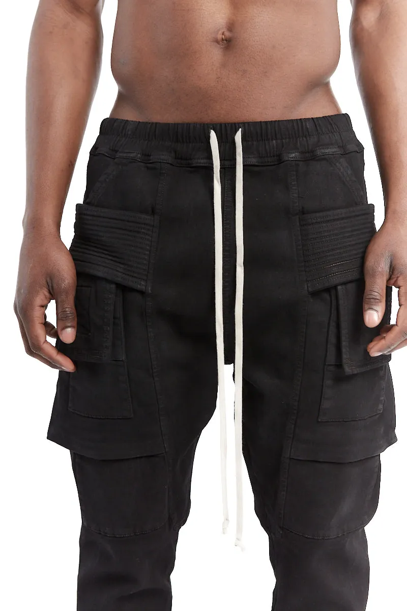 CREATCH CARGO CROPPED DENIM PANTS || SBB