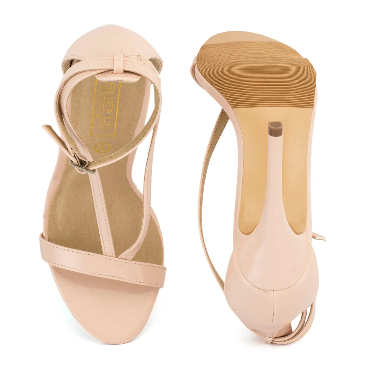 Cross Over Strap High Heel Sandals