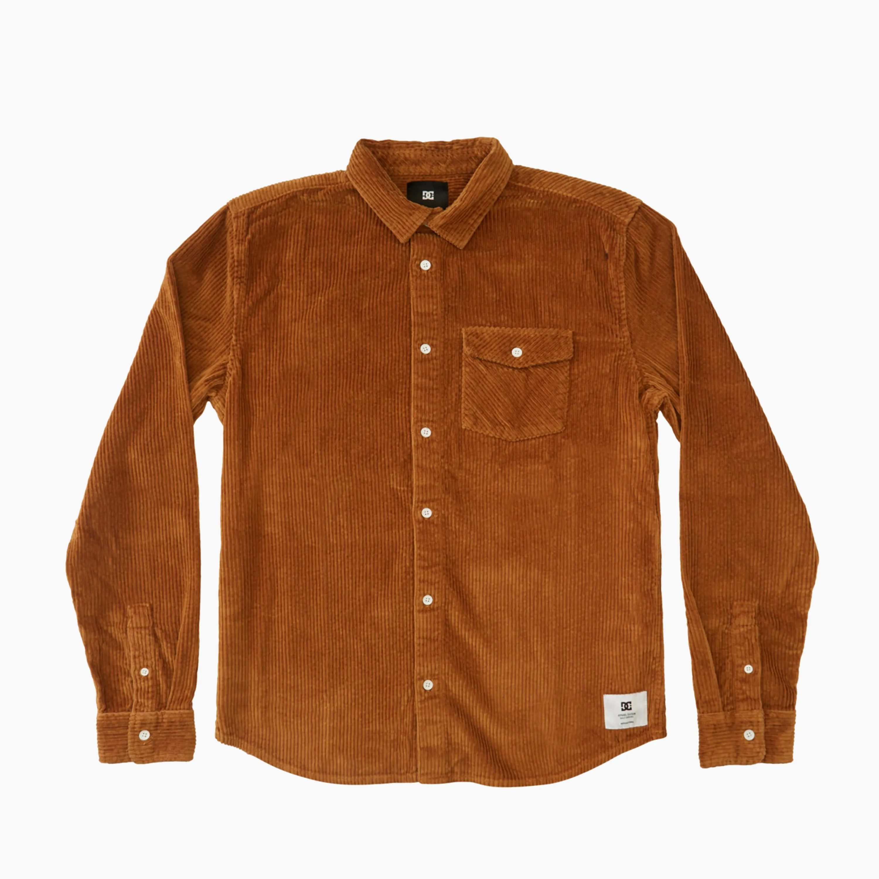 DC THE BUROUGH PANA SHIRT BROWN - EDYWT03257