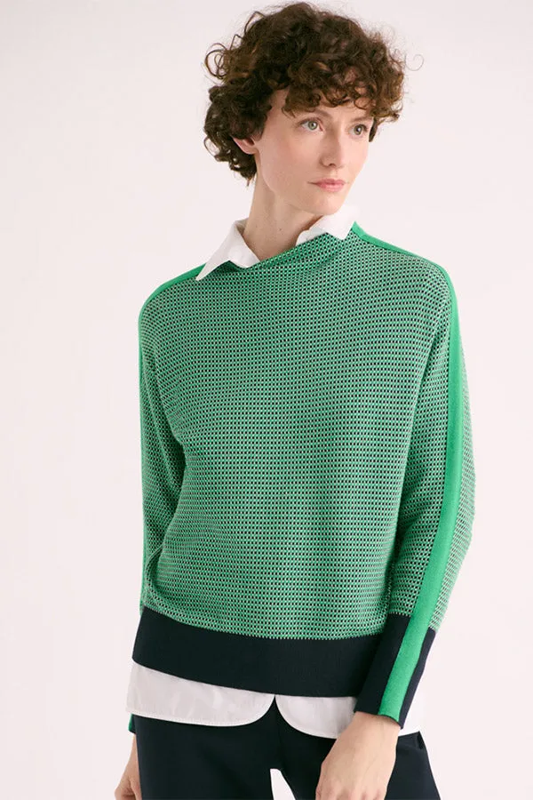 Devernois AMSONIA MERINO WOOL SAILOR SWEATER