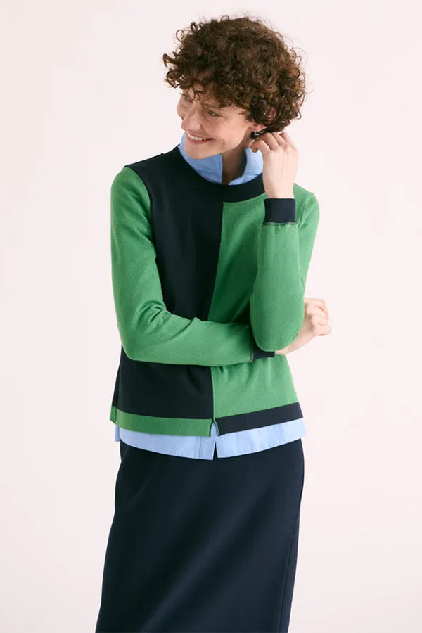 Devernois ANKO TWO-TONE SWEATER