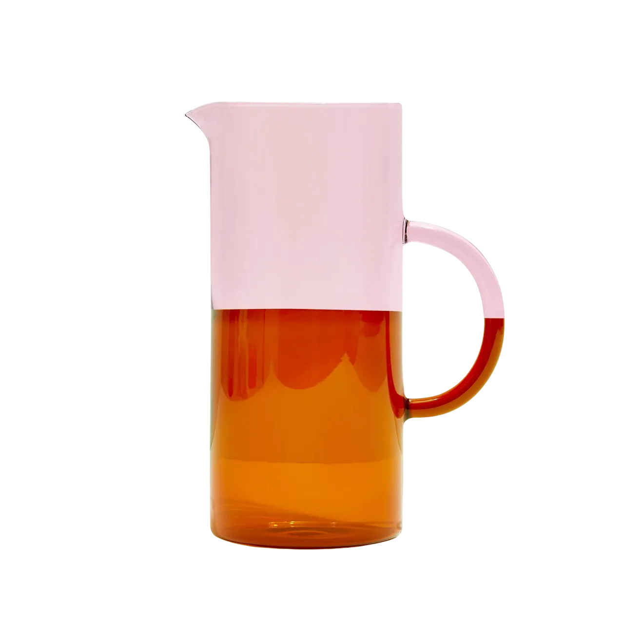 Fazeek Two Tone Pitcher, Pink Amber