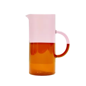 Fazeek Two Tone Pitcher, Pink Amber