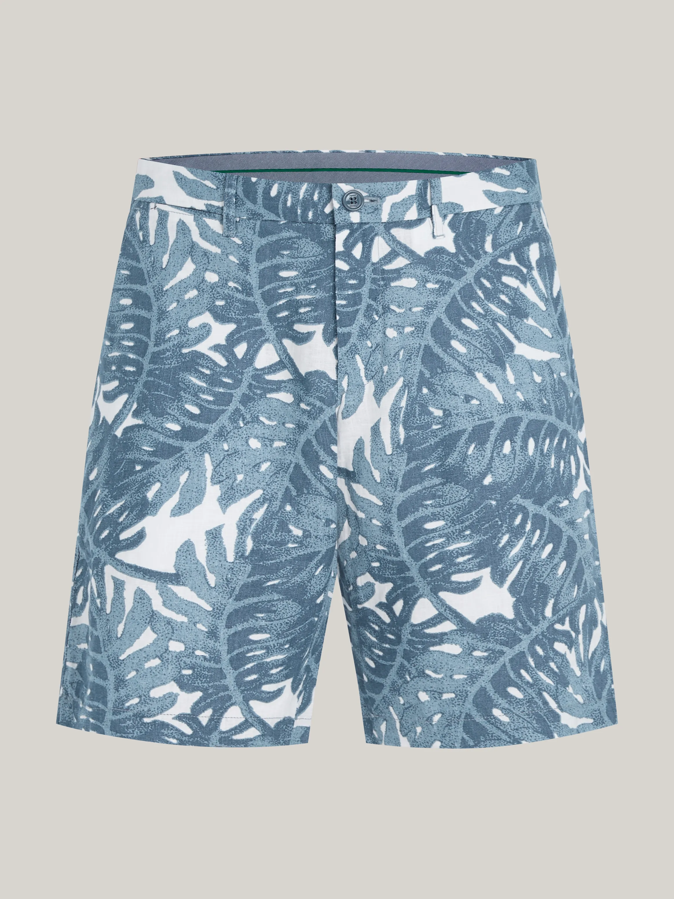 Harlem Tropical Print Skinny Linen Shorts | Shorts | Tommy Hilfiger