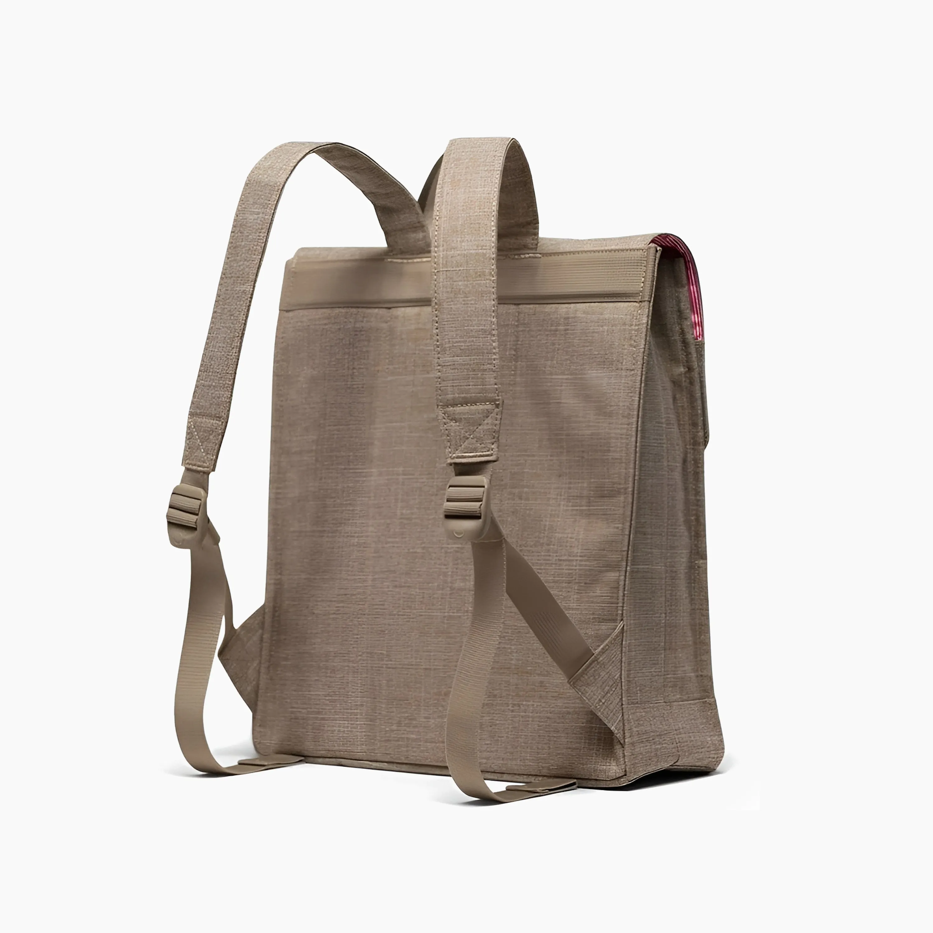 HERSCHEL CITY BROWN / BEIGE STRAP & WHT LOGO - 10486