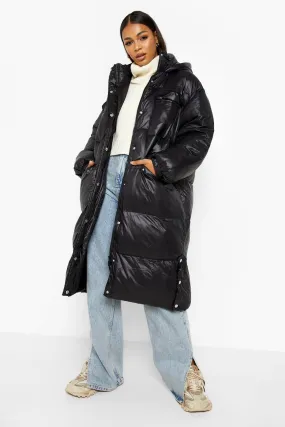 Hooded Maxi Puffer Jacket