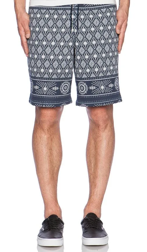 HUF BANDANA FLEECE SHORT // NAVY