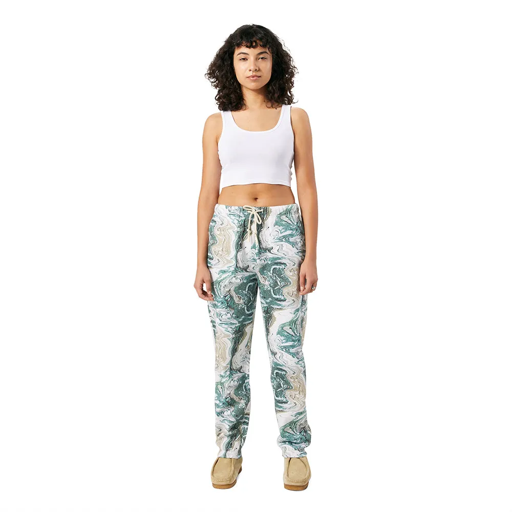 HUF SWIRL FLEECE PANT // OLIVE