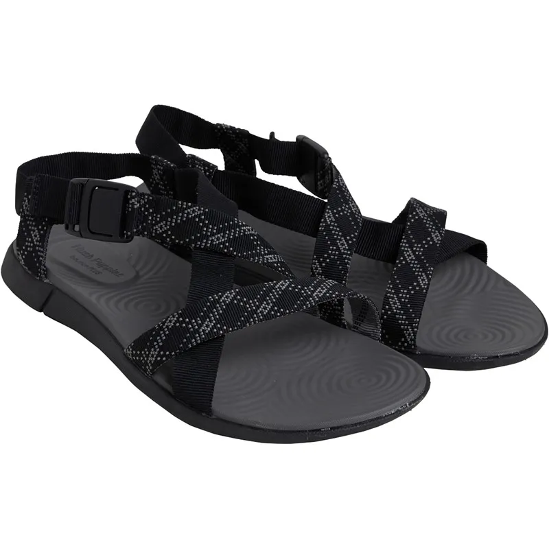 Hush Puppies Mens Good Trek Sandals Black