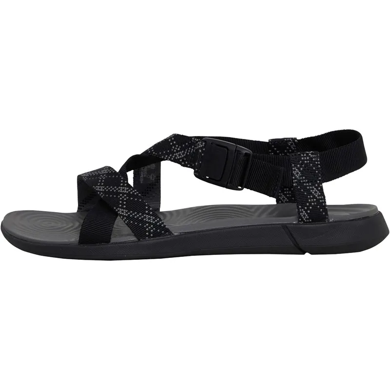 Hush Puppies Mens Good Trek Sandals Black