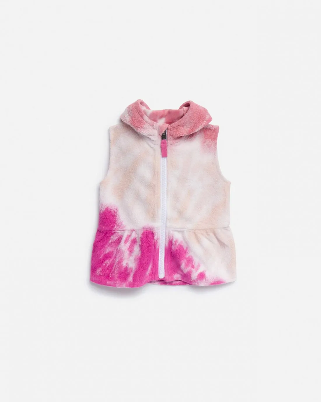 Infant Girl Rosy Tie Dye Vest