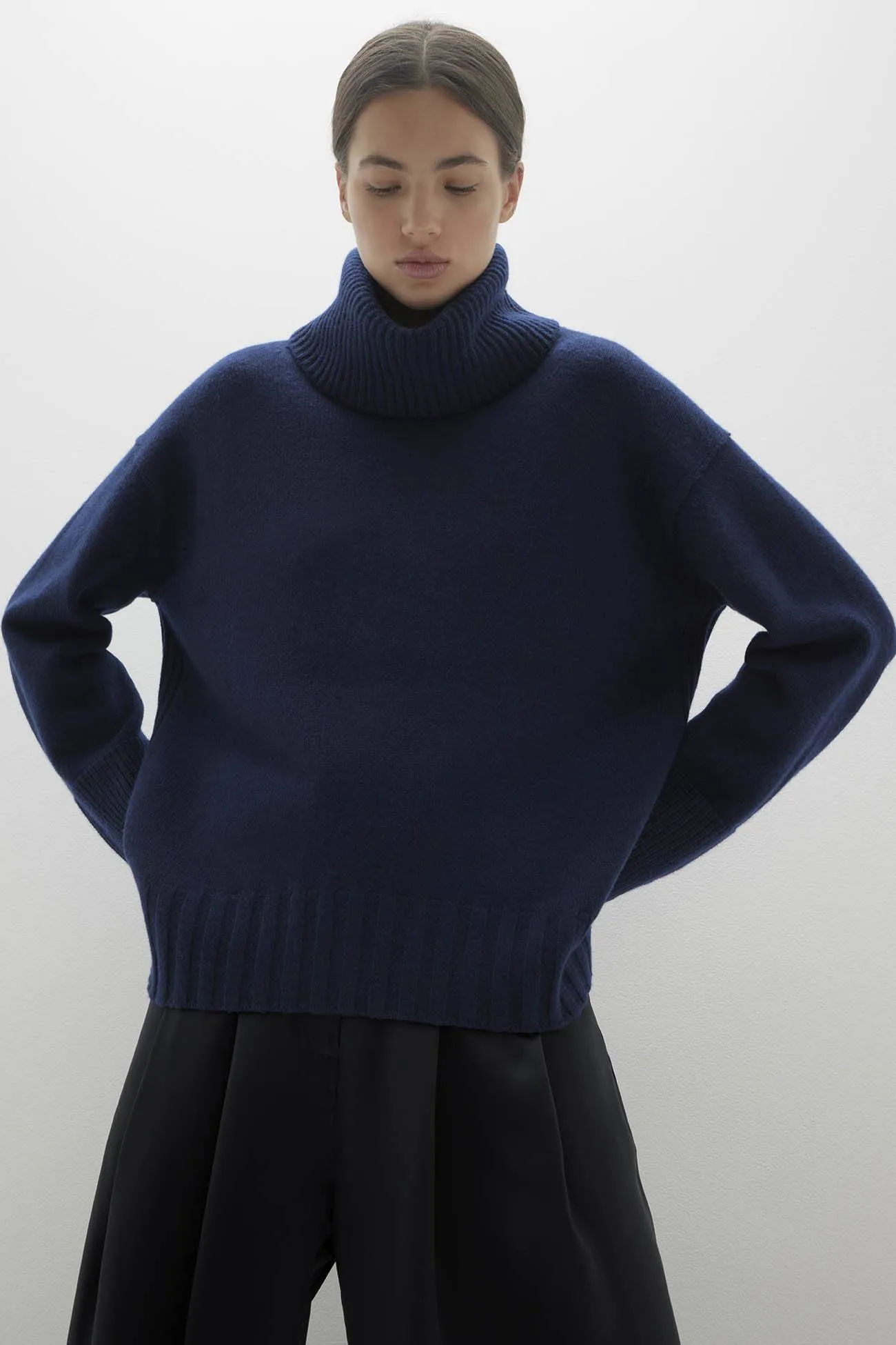 JANINE TURTLENECK CASHMERE SWEATER