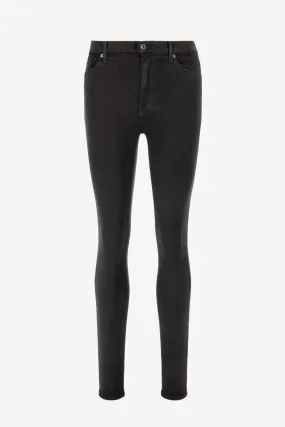 Jeans Skinny Slim Illusion in Schwarz