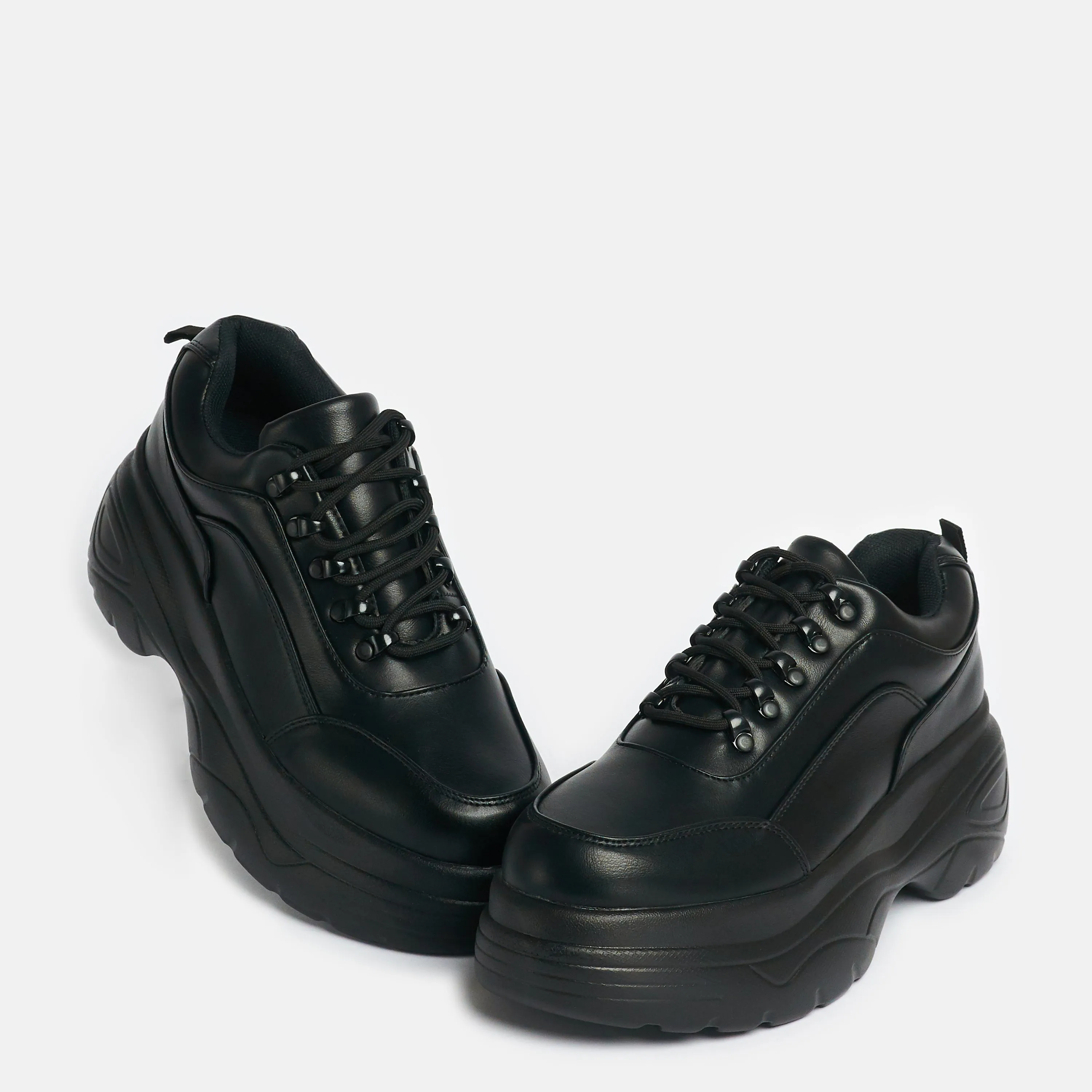 Jennie Striker Black Chunky Bubble Trainers