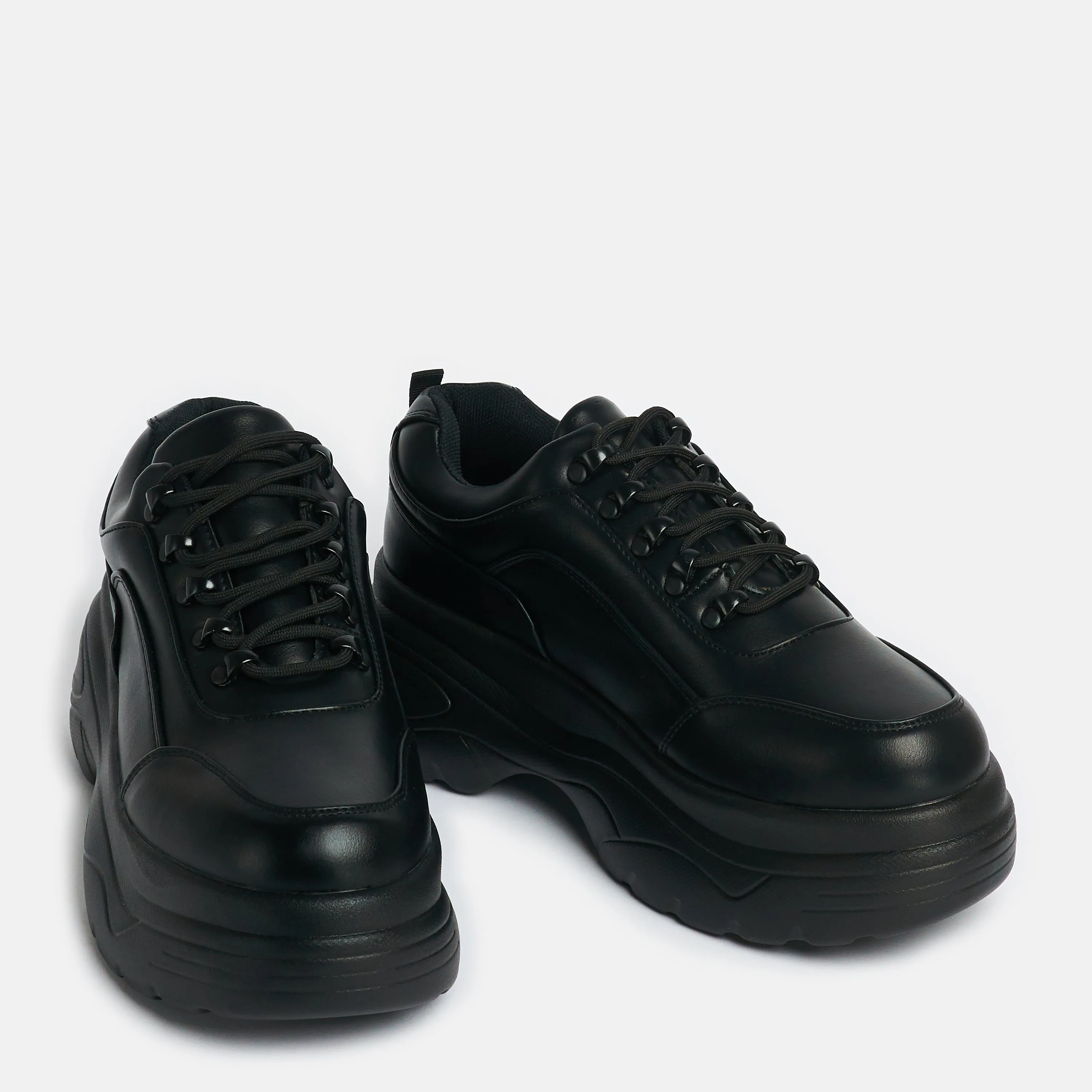 Jennie Striker Black Chunky Bubble Trainers