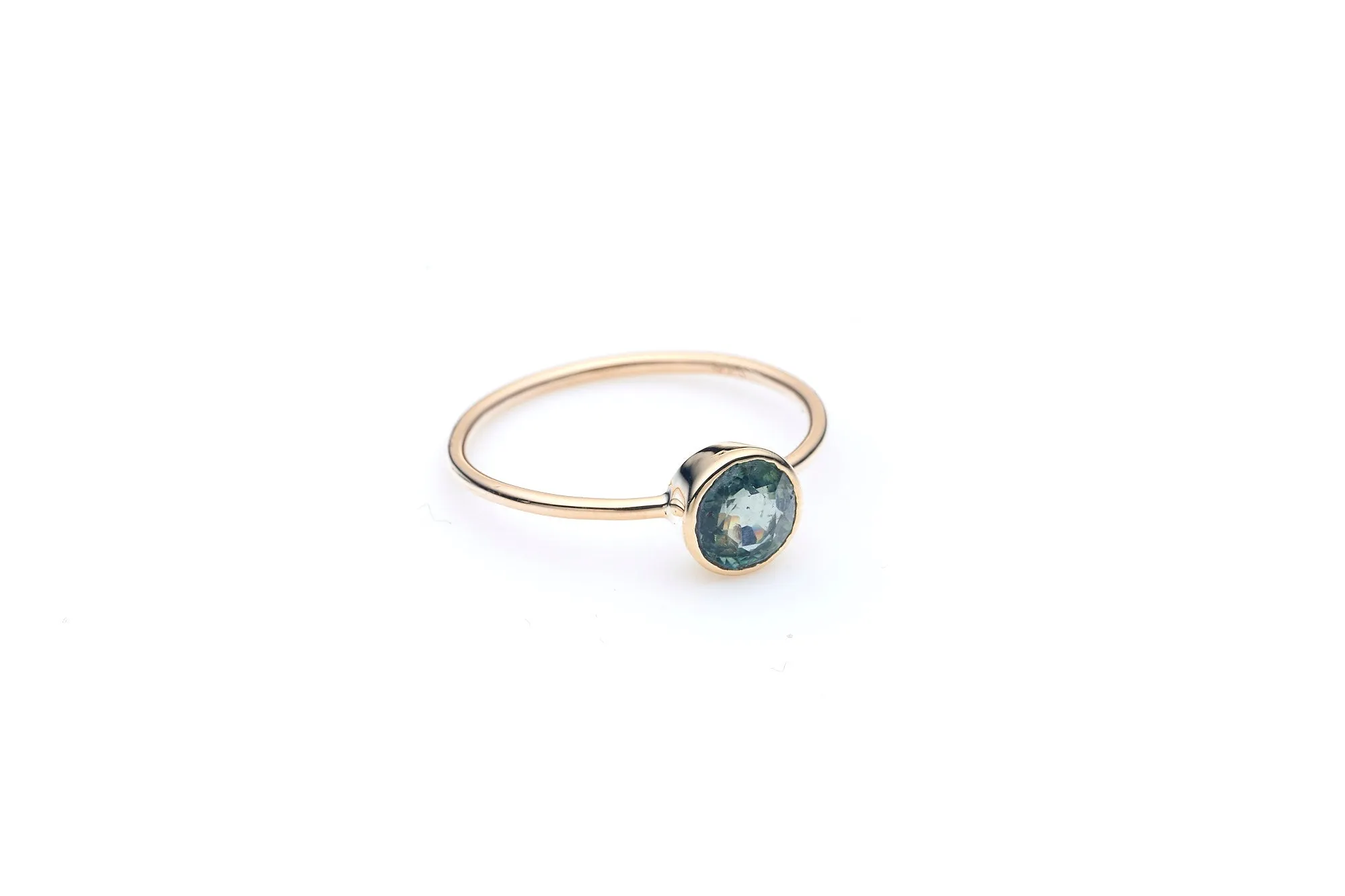 Jupiter's Ring | Green Sapphire and 9K Gold