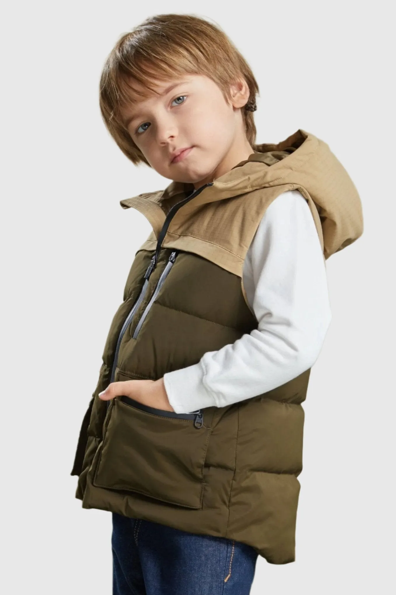 Kids Thickened Down Vest