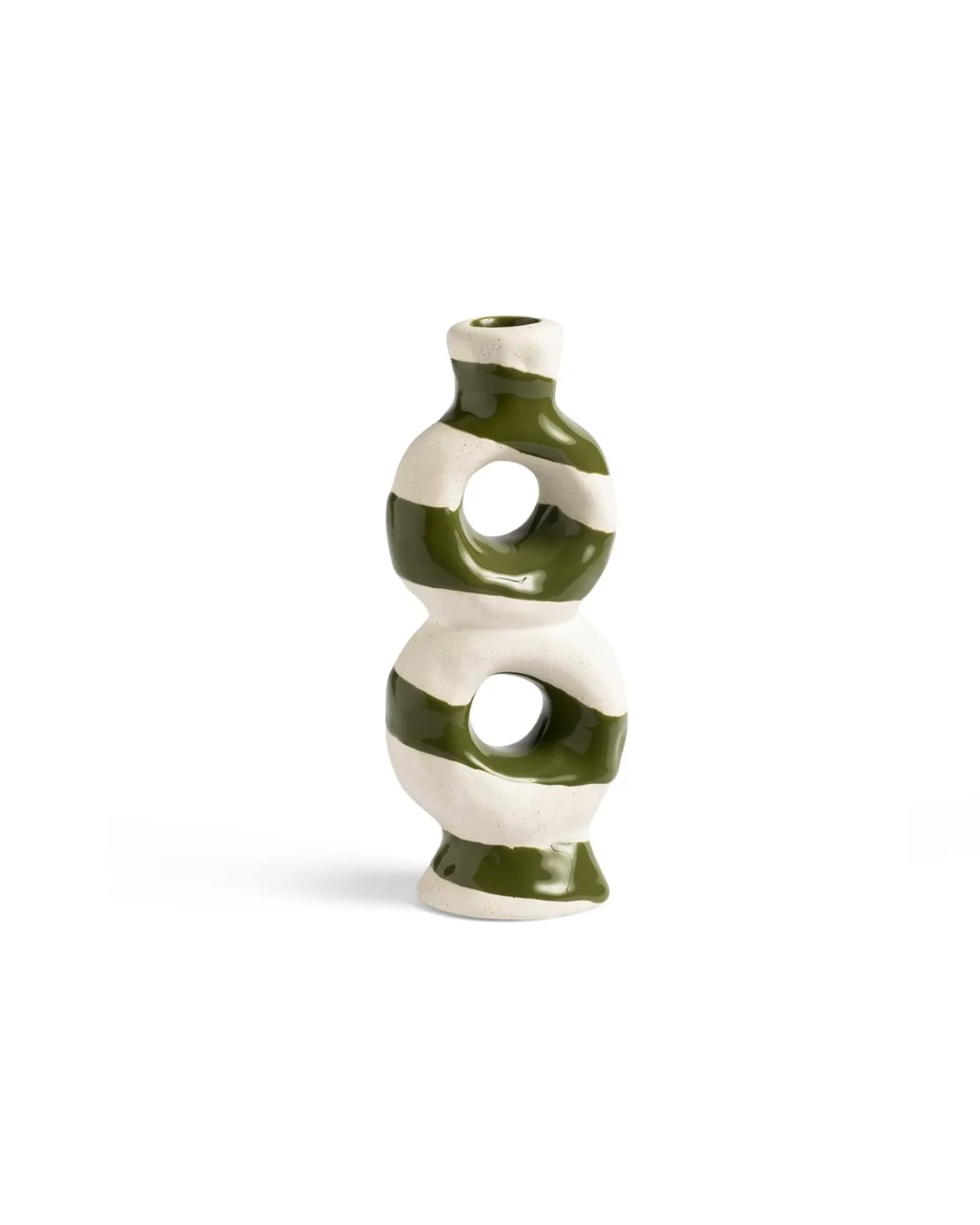 &Klevering Loop Candle Holder Green