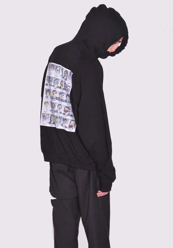 KUSIKOHC KUF2MF06AP FLOWER MEN HOODIE BLACK