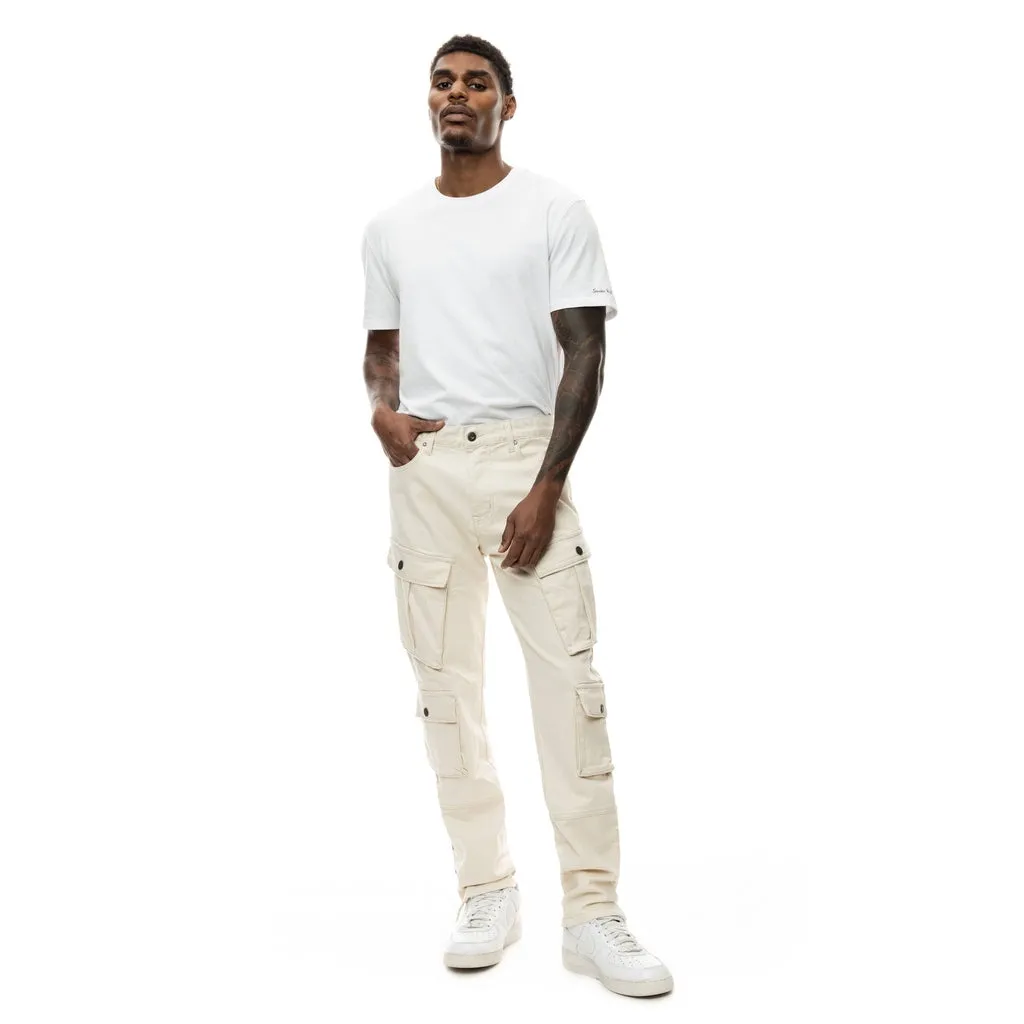 Lazy Utility Cargo Pants - Latte