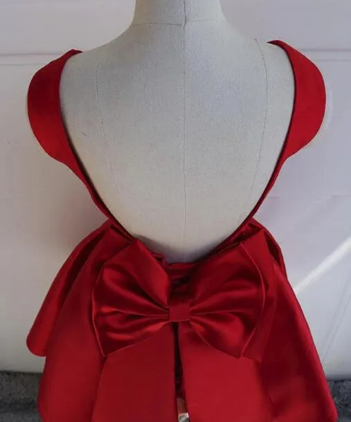 Lovely Round Neckline Red Homecoming Dress, Red Formal Dress, Red Party Dress