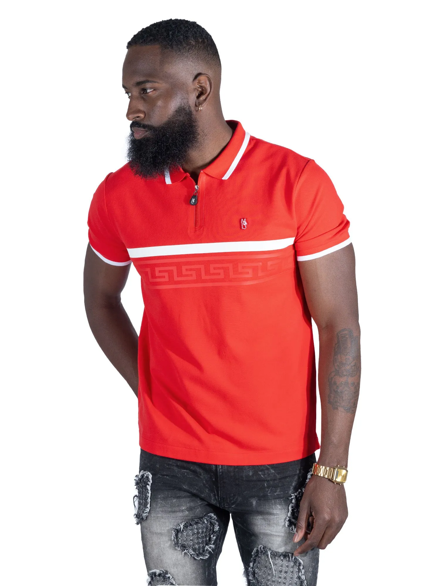 M397 MORADI Polo Shirt - Red