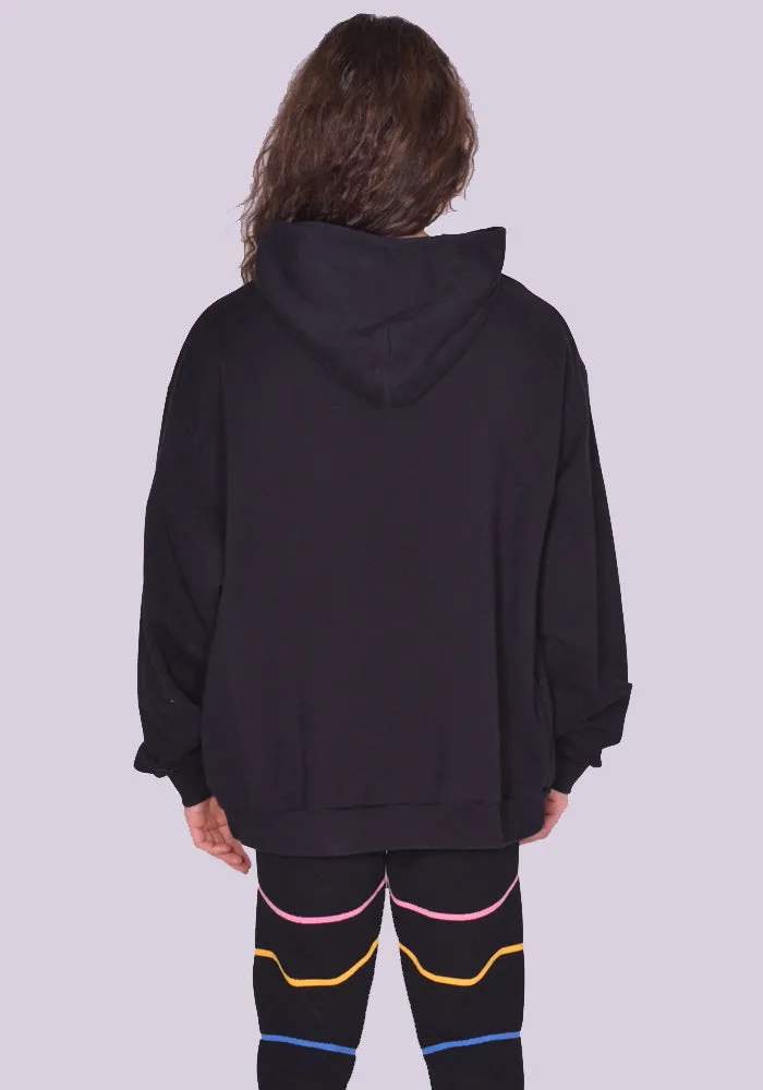 MARNI FUMU0067S3 LOOPBACK SWEAT HOODIE BLACK