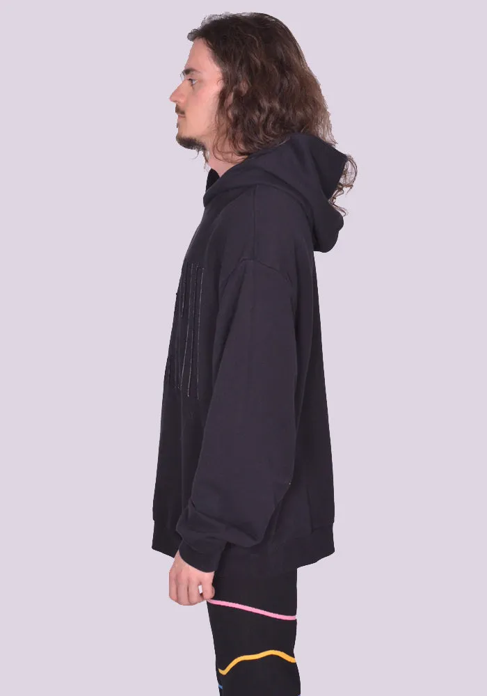 MARNI FUMU0067S3 LOOPBACK SWEAT HOODIE BLACK