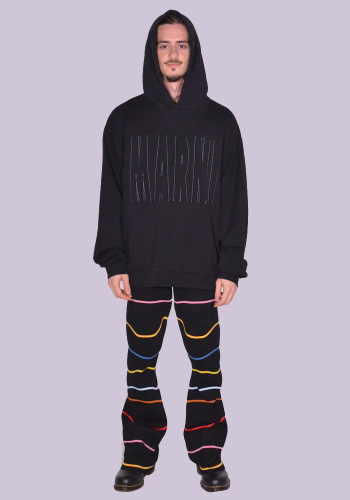 MARNI FUMU0067S3 LOOPBACK SWEAT HOODIE BLACK