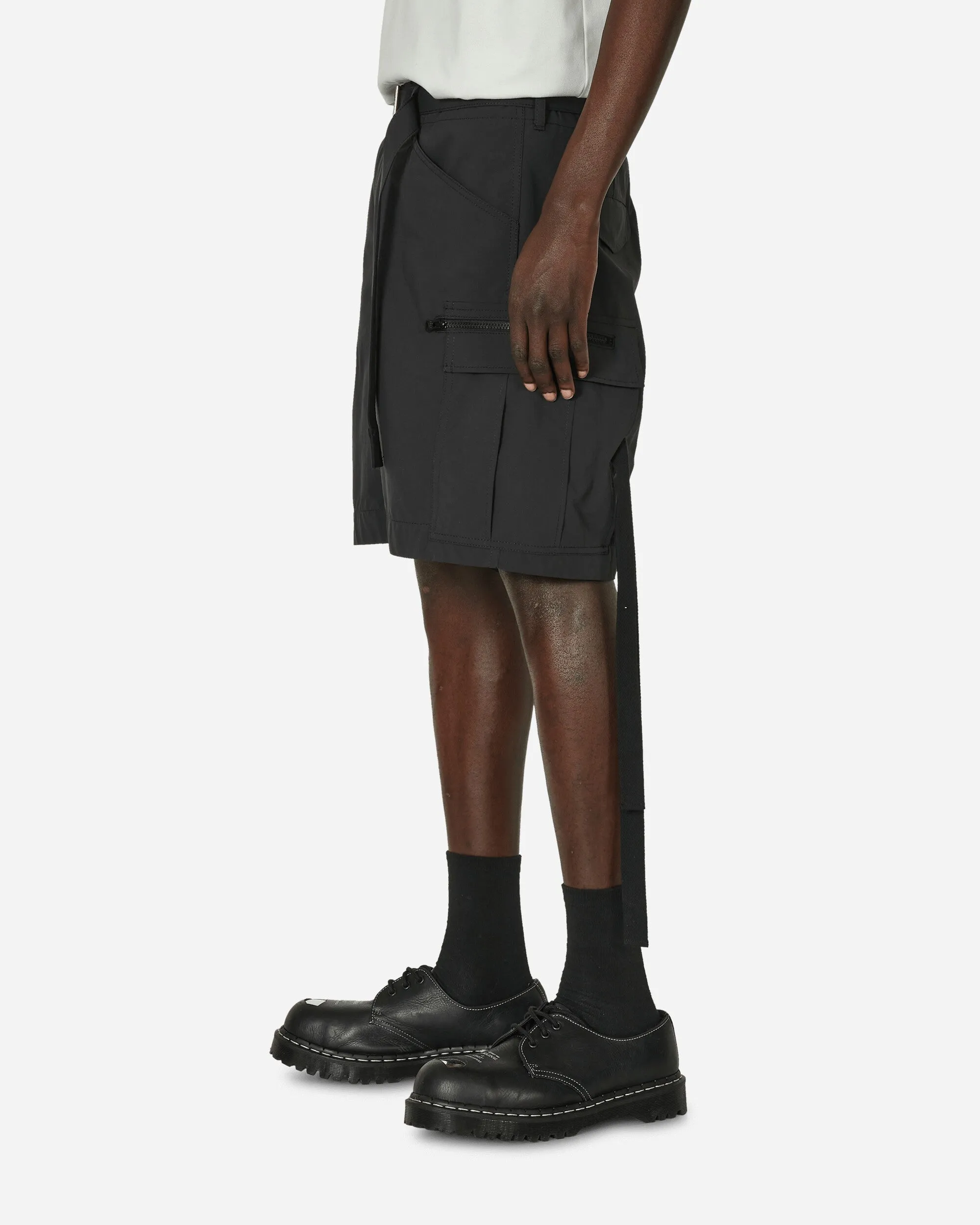 Matte Taffeta Shorts Black