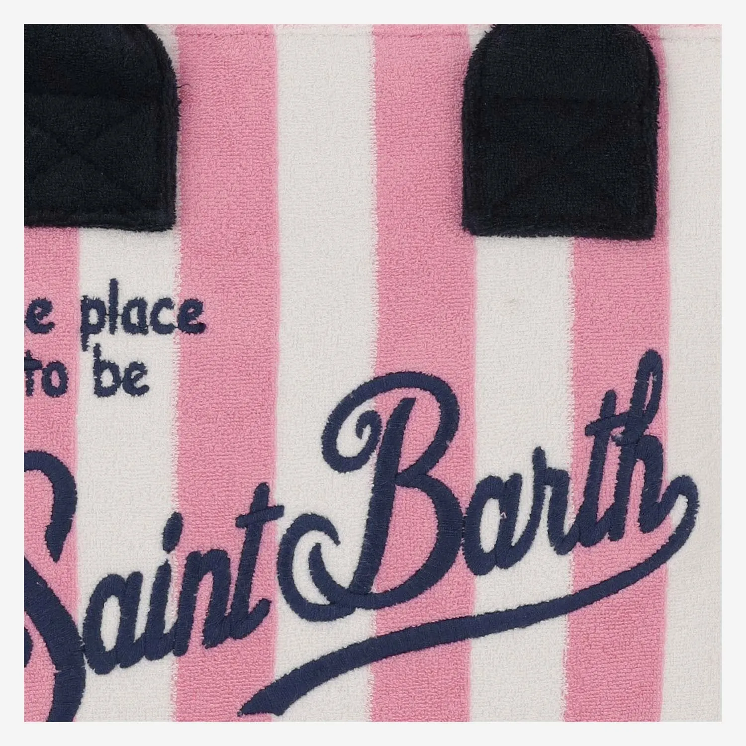 Mc2 Saint Barth    Mc2 Saint Barth Colette Tote Bag With Striped Pattern And Logo