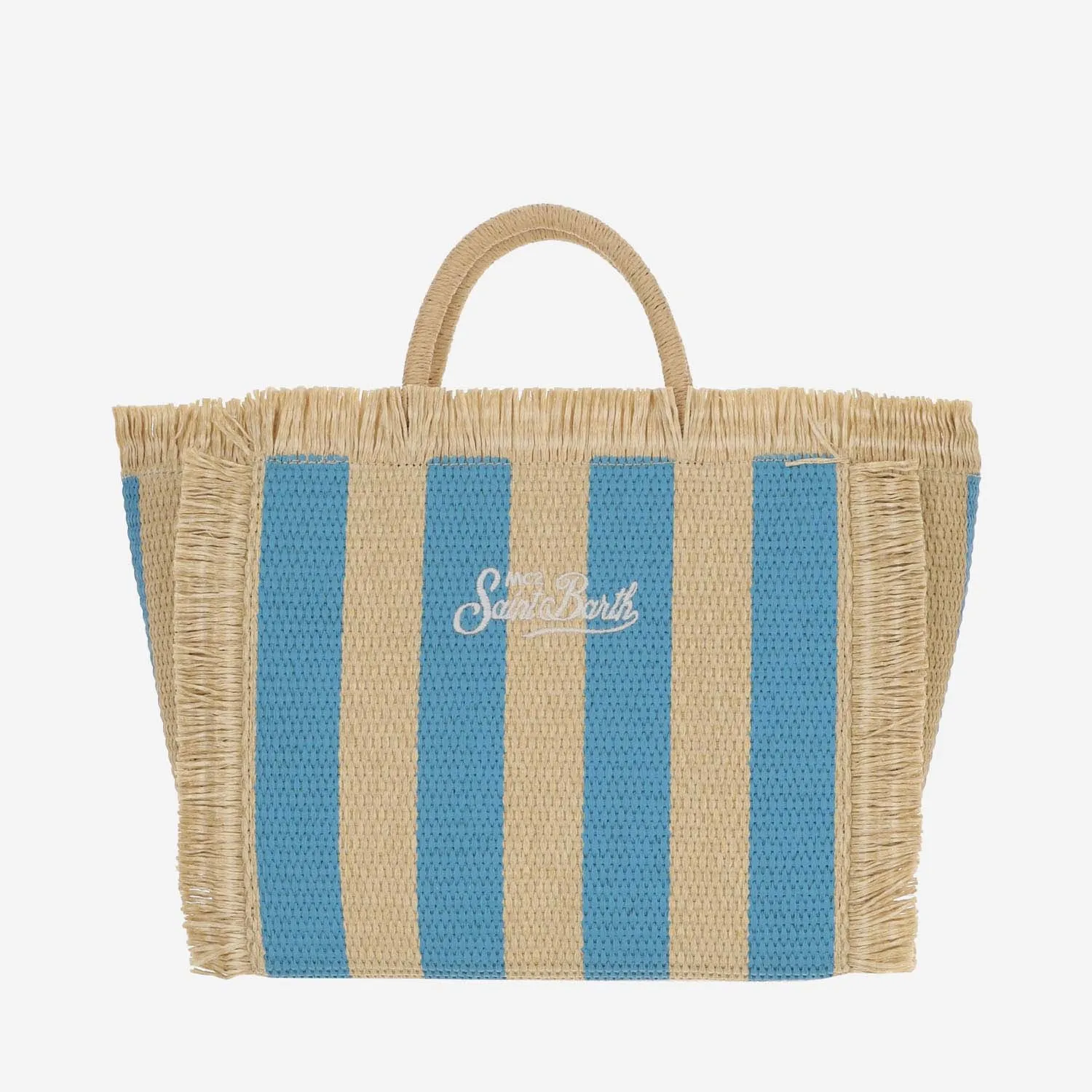 Mc2 Saint Barth    Mc2 Saint Barth Colette Tote Bag With Striped Pattern