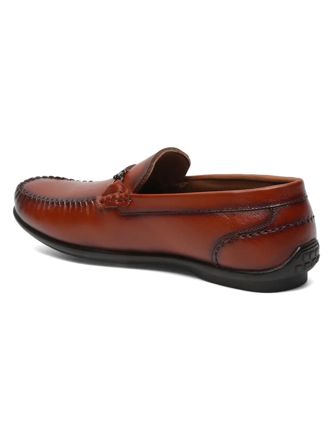 Men Classic Tan Leather Loafers shoes