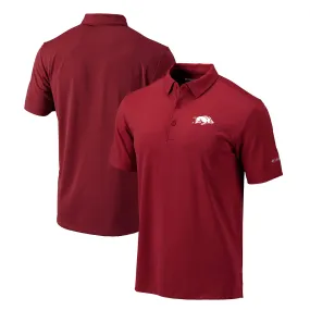 Men's Columbia Cardinal Arkansas Razorbacks Omni-Wick Drive Polo