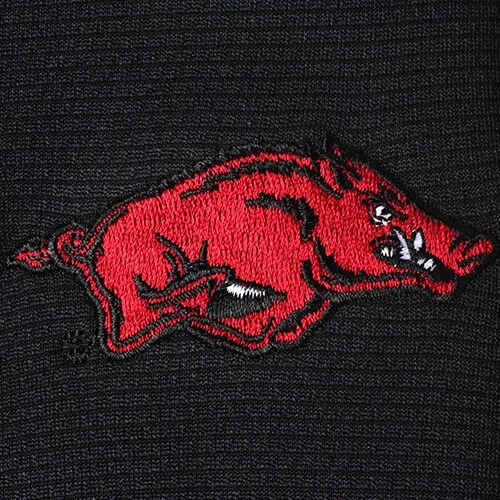 Men's Columbia Golf Black Arkansas Razorbacks Shotgun Quarter-Zip Pullover