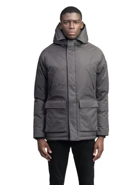 Men's Heritage Parka Jacket Steel Grey