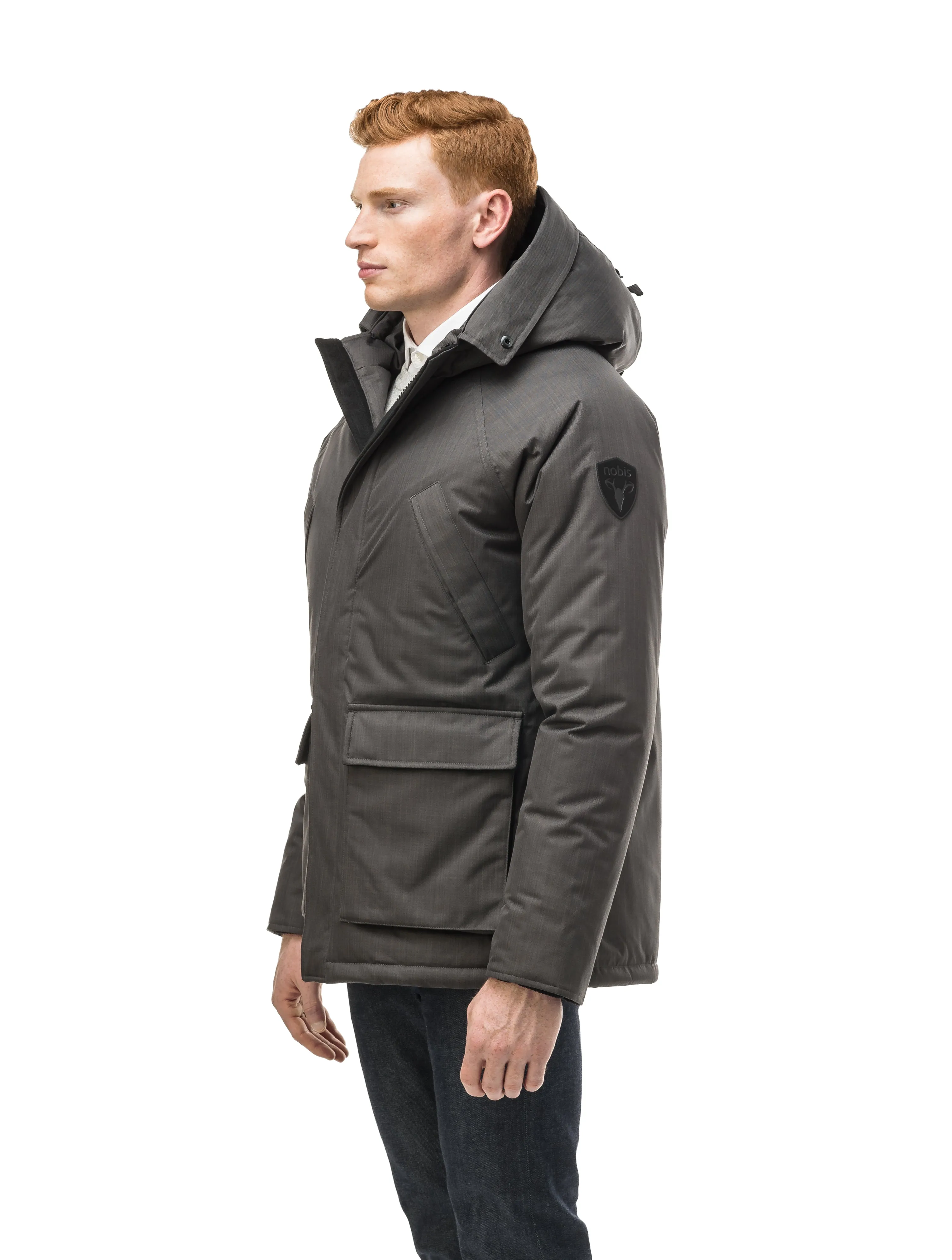 Men's Heritage Parka Jacket Steel Grey