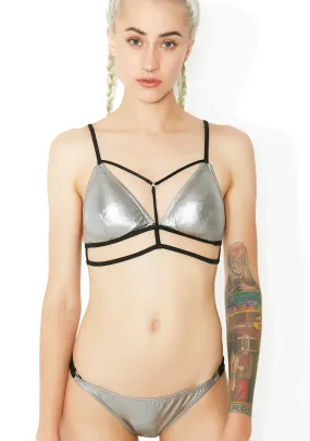 Mercury Rising Metallic Bikini Set-