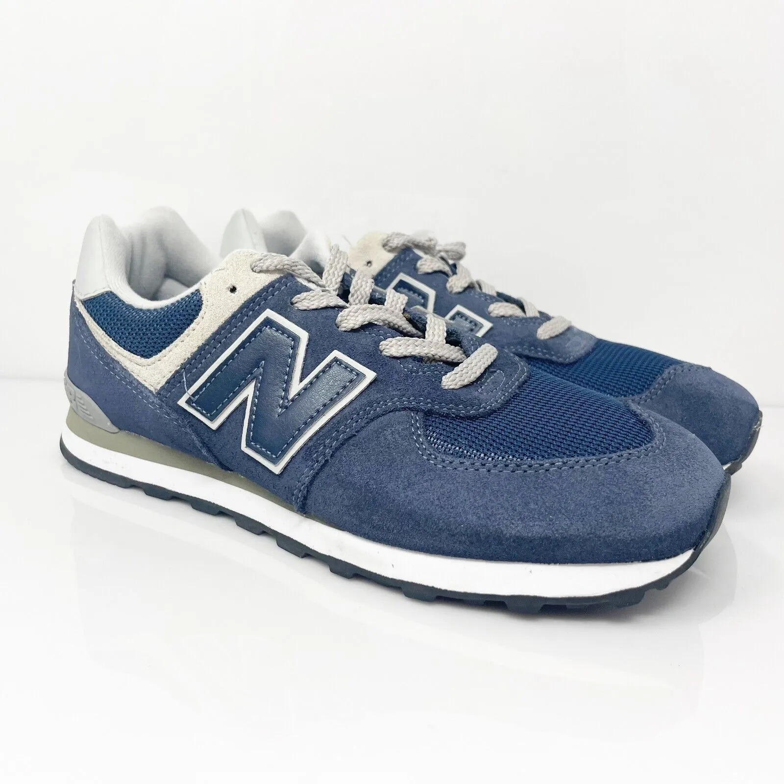 New Balance Boys 574 GC574GV Blue Casual Shoes Sneakers Size 5.5 M