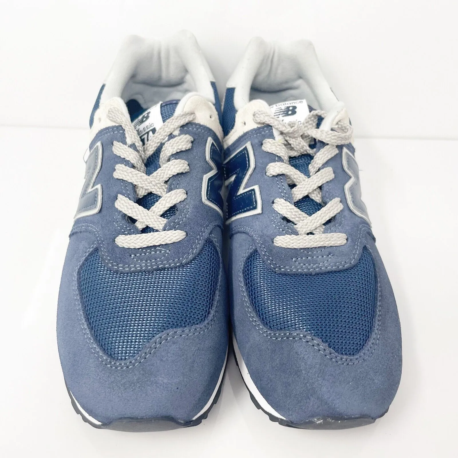 New Balance Boys 574 GC574GV Blue Casual Shoes Sneakers Size 5.5 M