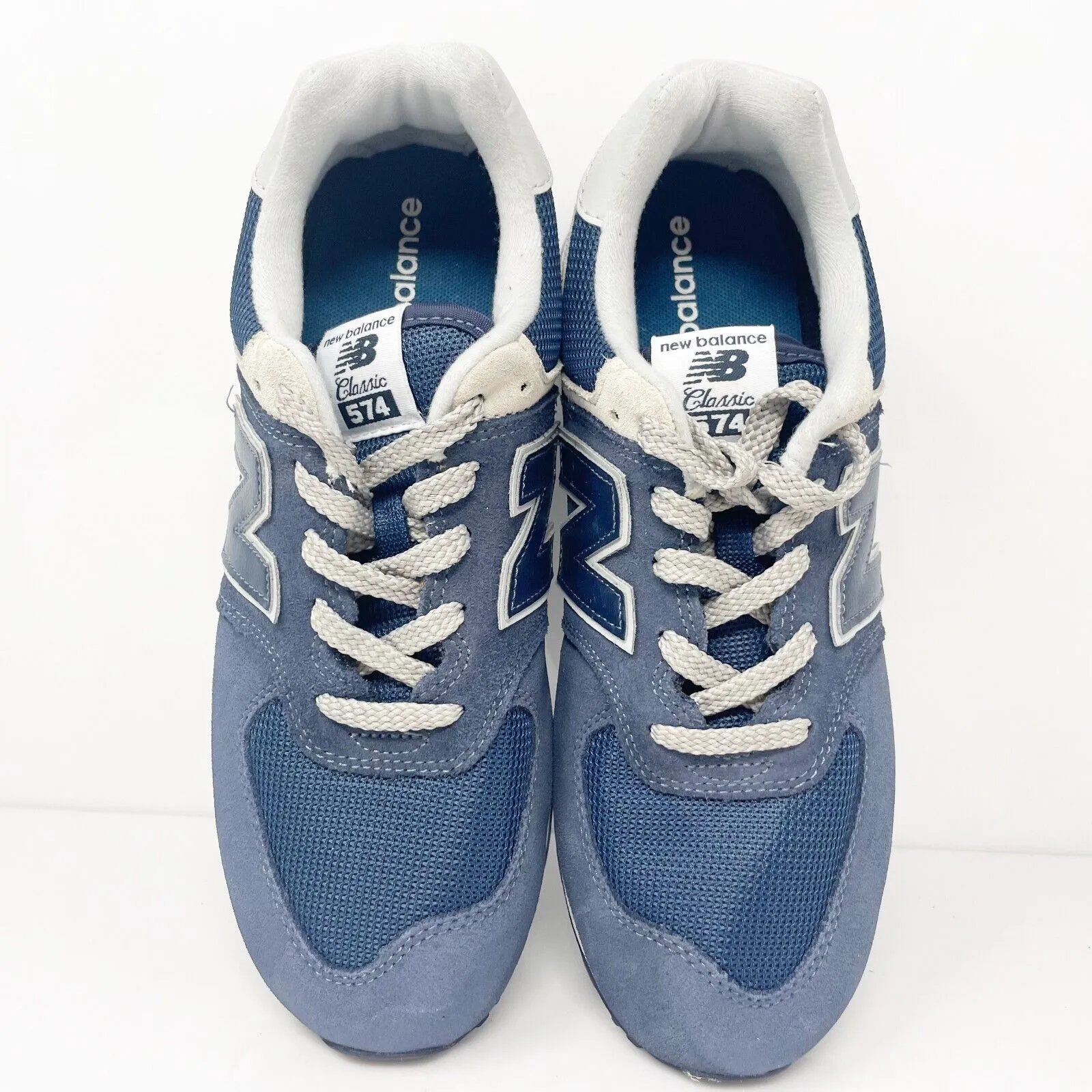 New Balance Boys 574 GC574GV Blue Casual Shoes Sneakers Size 5.5 M