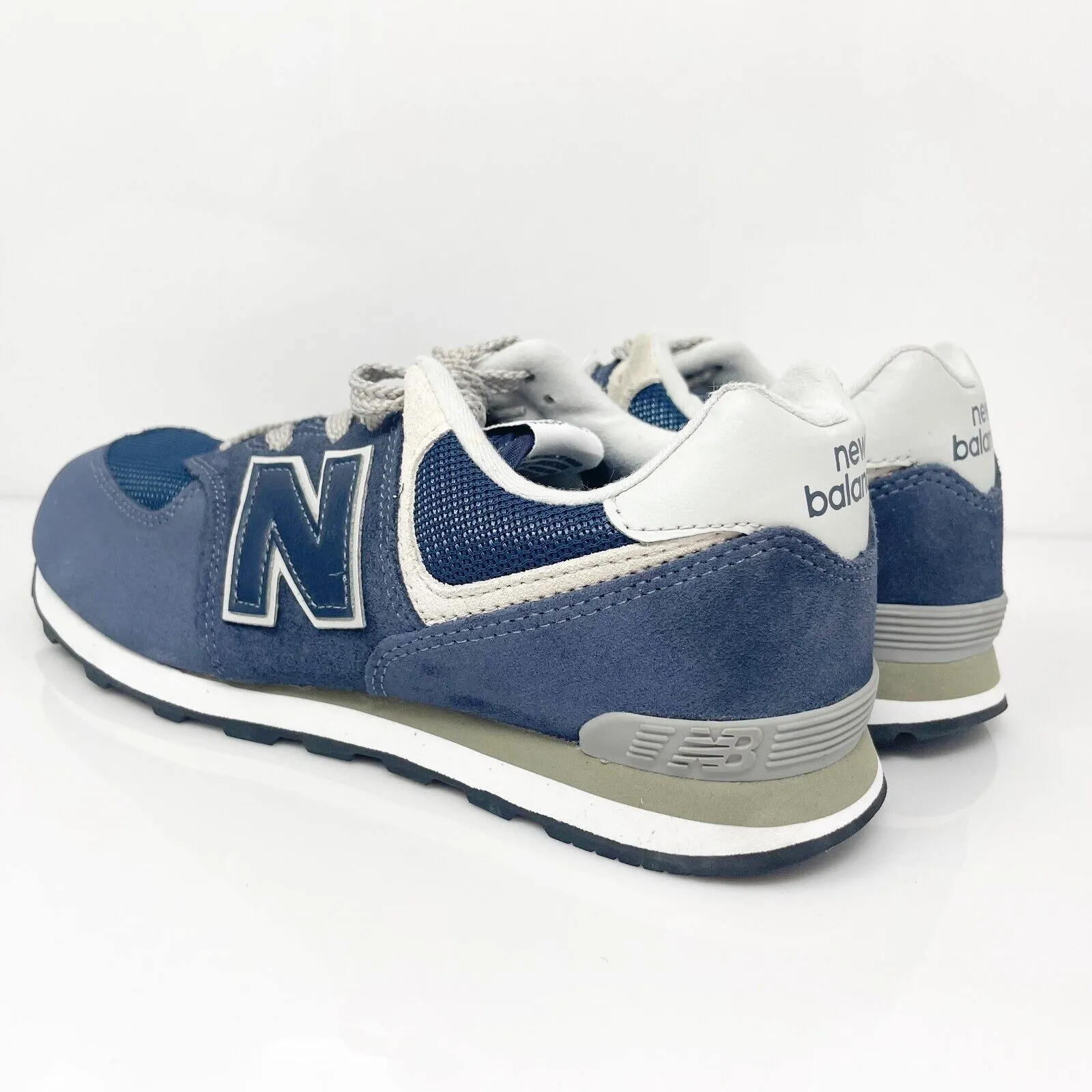 New Balance Boys 574 GC574GV Blue Casual Shoes Sneakers Size 5.5 M