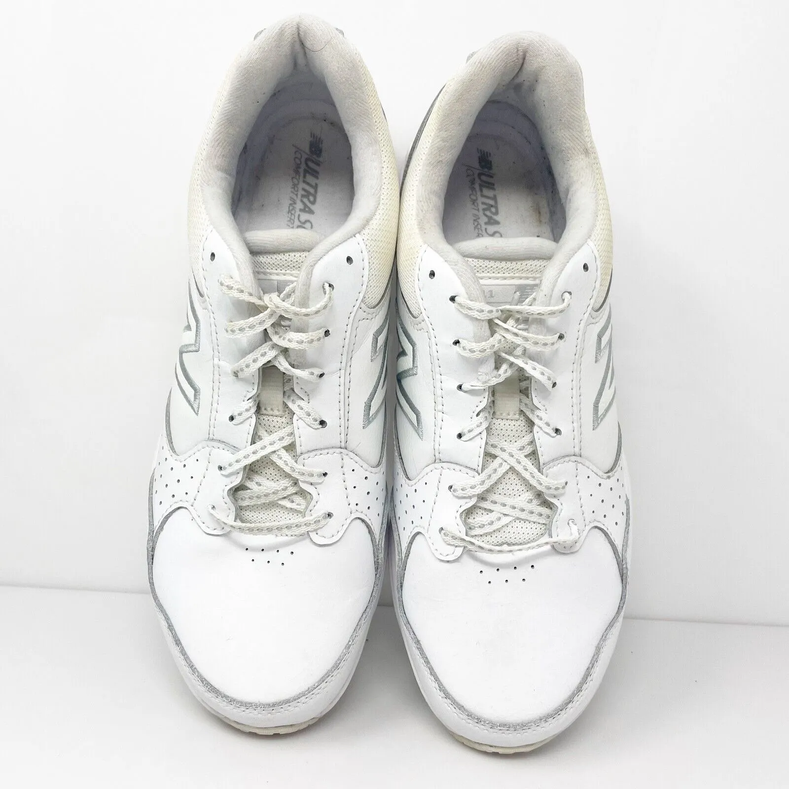 New Balance Womens 411 V1 WA411LW1 White Casual Shoes Sneakers Size 9.5 D